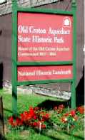 Old Croton Aqueduct sign. Old Croton Aqueduct sign.